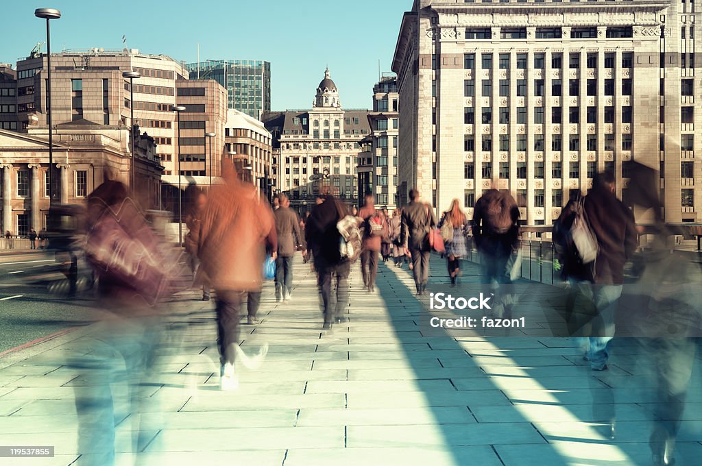 Commuters  London - England Stock Photo