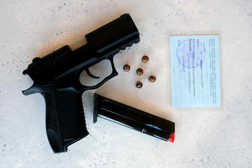 permission to keep and carry hunting weapons pneumatic and firearms and the purchase of a pistol. Purchase of 9mm barrel with full set of documents.