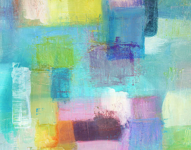 istock Colorful Abstract Fine Art Painting 119538352