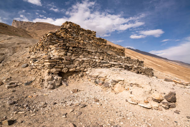 istock Vrang budhist stupa in Tajikistan 1195384717