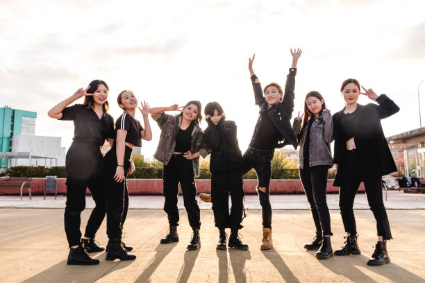 istock Young Asian friends 1195393919