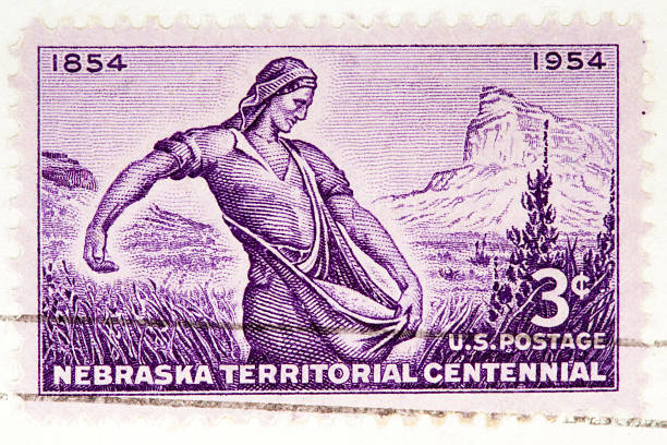 istock Nebraska Territorial Centennial 1954 Stamp 119539833
