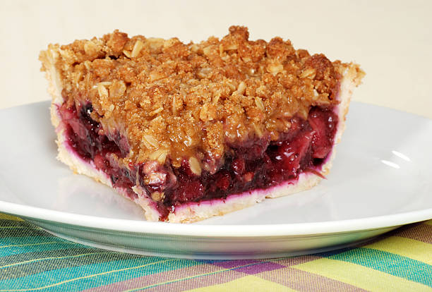istock closeup slice of fruit berry crumble pie 119539947