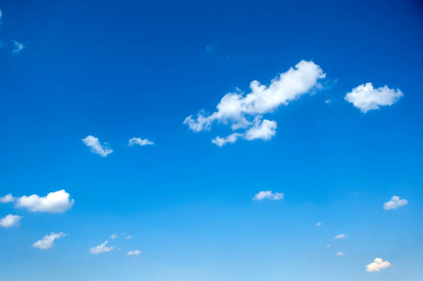 istock blue sky with cloud in bright morning. 1195400232