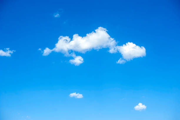 istock blue sky with cloud in bright morning. 1195400234