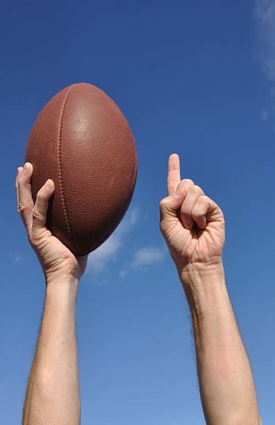 istock American Football Player Celebrates a Touchdown 119540159