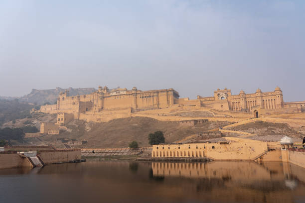 istock Amber Fort in Jaipur, India 1195404453