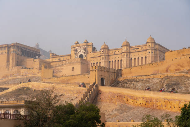 istock Amber Fort in Jaipur, India 1195404629