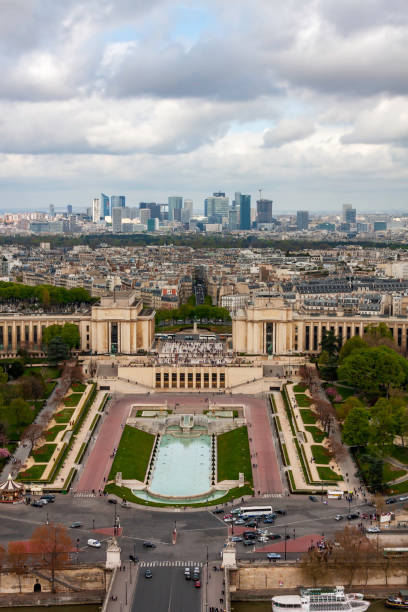istock Aerial View of Paris as seen from the Eiffel Tower 1195408601