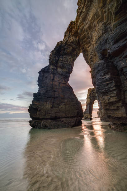 istock Rock pillars on the Beach of the Cathedrals 1195410670