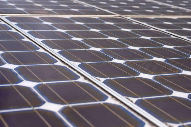istock Special solar cells that have To change energy from sunlight Into electrical energy Clean energy That is environmentally friendly 1195414096