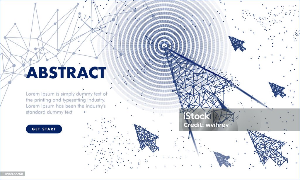 Target Scanning Future Hand Touch Future Scanning Systems Stock Illustration - Download Image ...