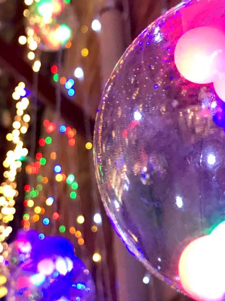 istock Bokeh effect with colorful lights 1195426611