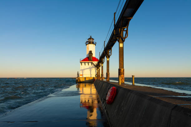 istock Michigan City Lighthouse 1195429377
