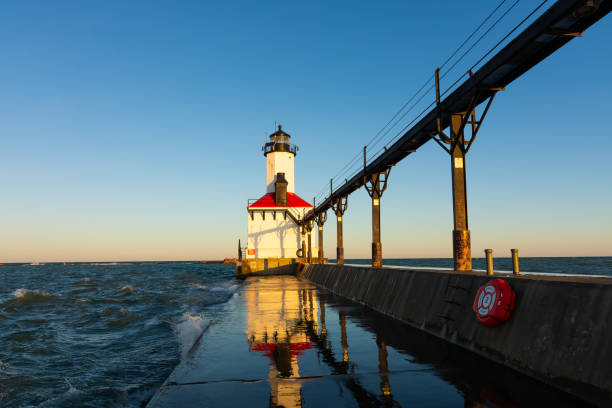 istock Michigan City Lighthouse 1195429378