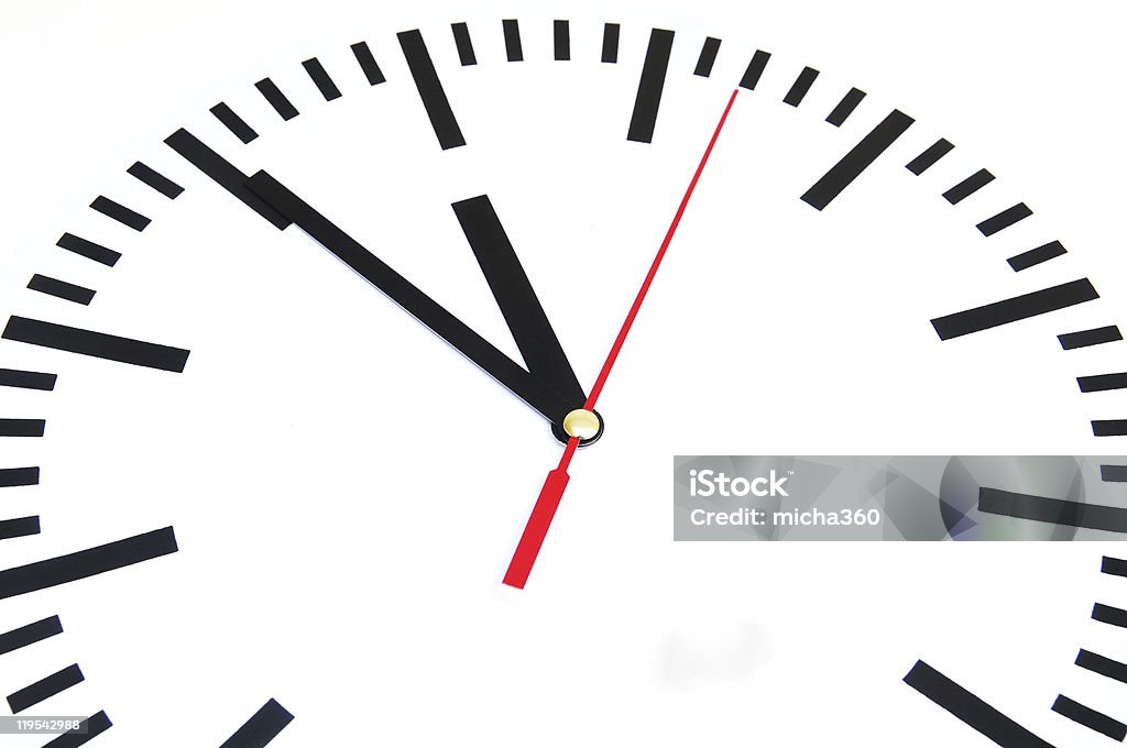 Uhr - Lizenzfrei Minutenzeiger Stock-Foto