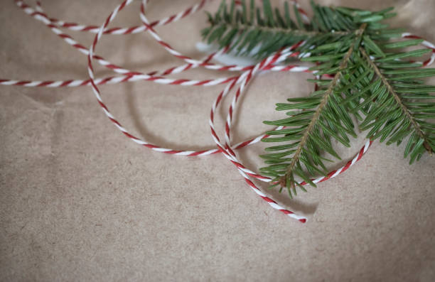 istock Canvas with Christmas decorative details 1195430611