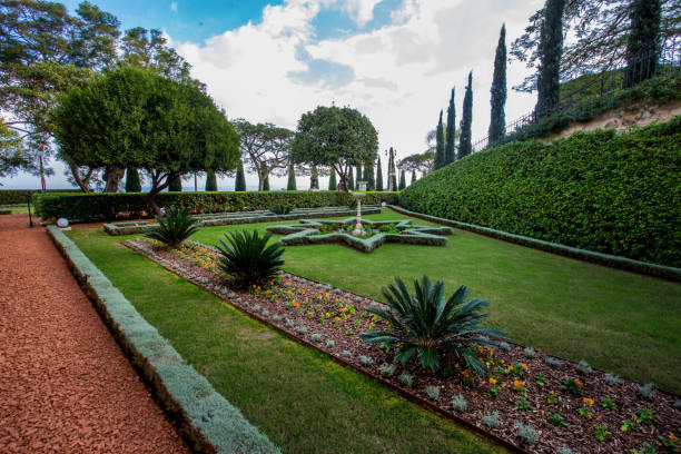 istock Majestic Bahai gardens at Haifa. 1195431986