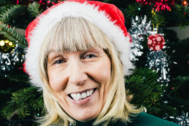 istock Senior woman enjoying Christmas 1195433771
