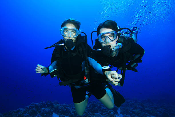 istock Couple Scuba Diving 119544004