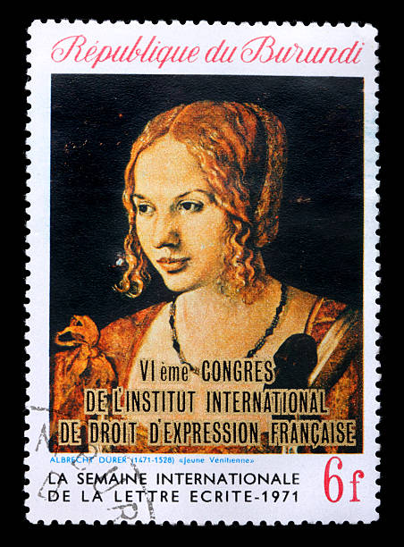 istock Stamp with painting by Albrecht Durer 119544352