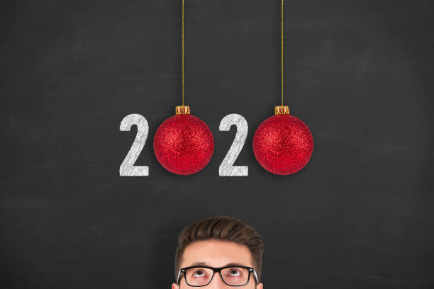 istock New year concepts 2020 on Chalkboard Background 1195448818