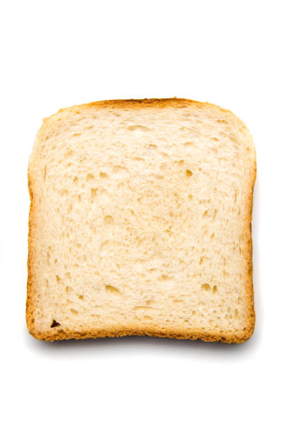 Slice of bread with spread on top