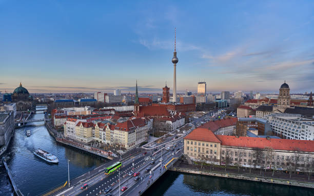 istock Panoramic view of Berlin city center 1195457862
