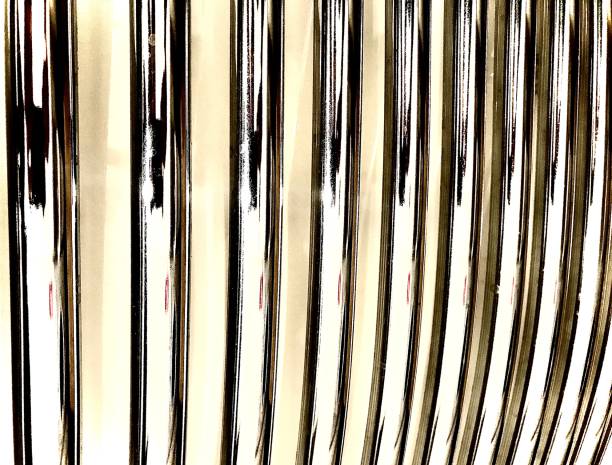 istock Black and white line art abstract background 1195458697
