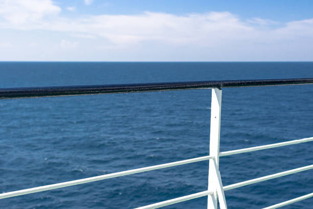 istock Seascape from the deck of a passenger ferry 1195460808