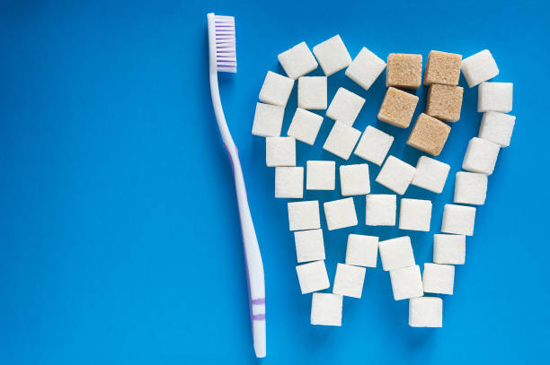 the carious tooth of sugar cubes