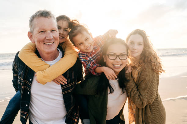 istock Family Beach Vacation 1195481197