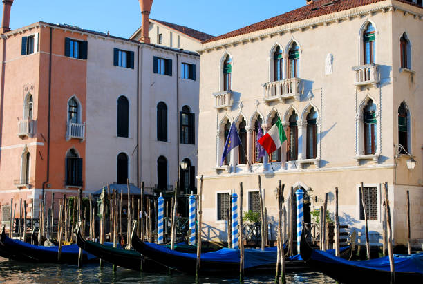 A serene moment in Venice, Italy.