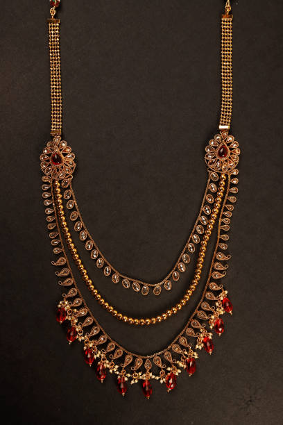 istock Indian Jewellery Necklace. 1195496289