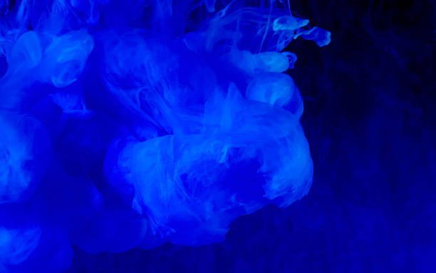istock Beautiful space blue abstract background. Stylish modern technology background. 1195506757