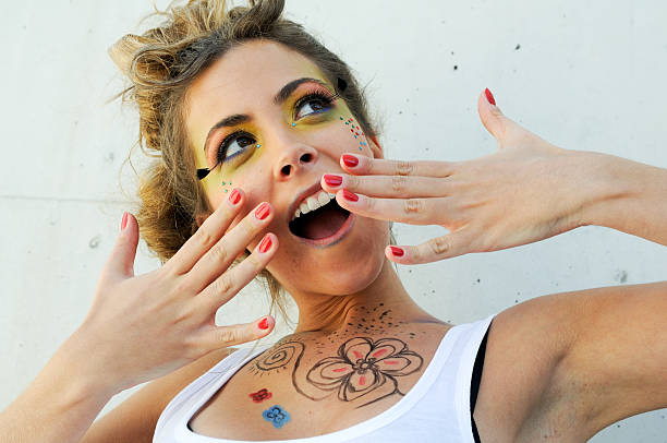 istock Young pretty surprised portrait 119550835