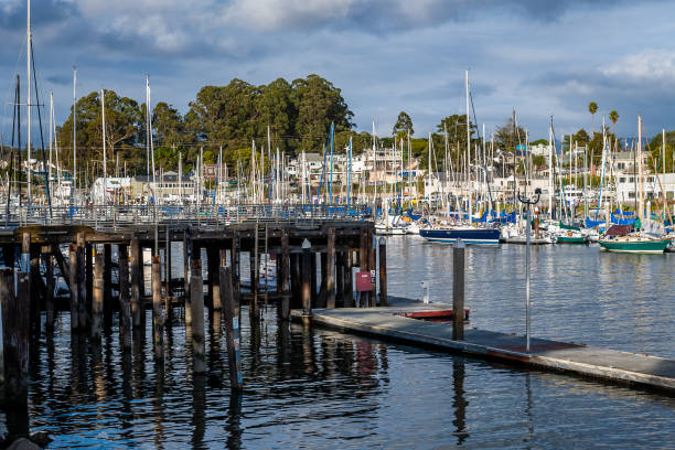 istock Golden hour from Santa Cruz Harbor 1195509671