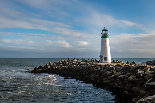 Crashing waves, the Walton Lighthouse, and the coast of Santa Cruz highlight this set of photographs.