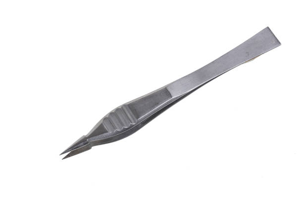 istock Forceps . Medical surgical hand tool. Medicine and health. Experimental tools isolated object on white background with cliping path 1195510375