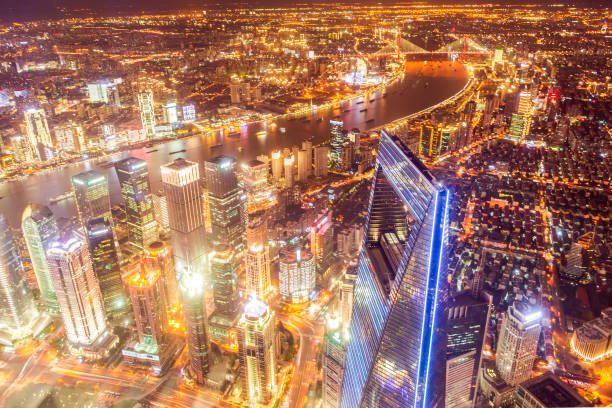 istock View of Shanghai Skyline in night 1195514283