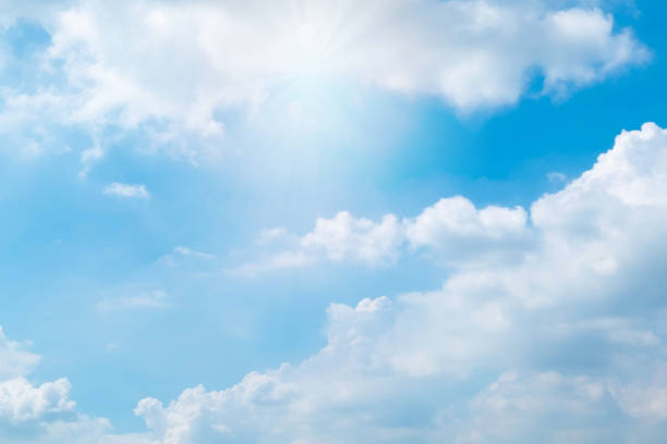 istock Beautiful blue sky clouds for background. 1195516867
