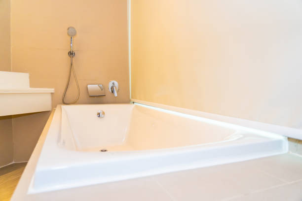 istock Water facuet decoration interior of bathroom 1195528365