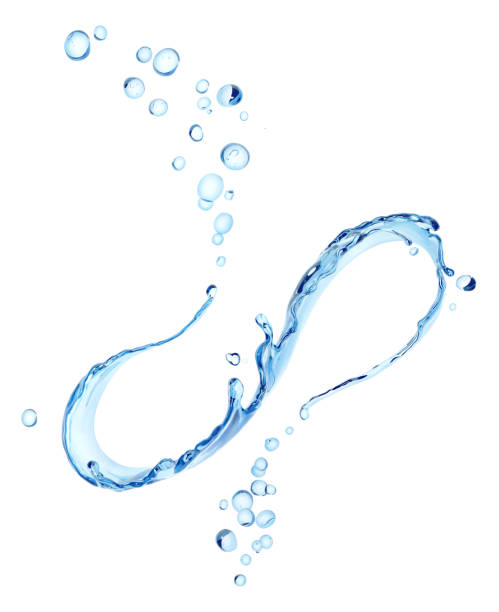 istock Splashing of water abstract background,3d rendering 1195528525