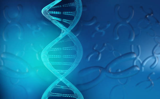 istock DNA molecules on the medical background 1195529328