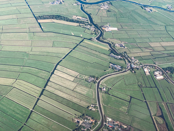 istock High Angle View Of Agricultural Field 1195530690