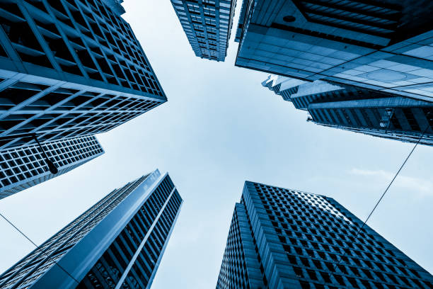 istock Modern skyscrapers shot, Hong Kong 1195534173