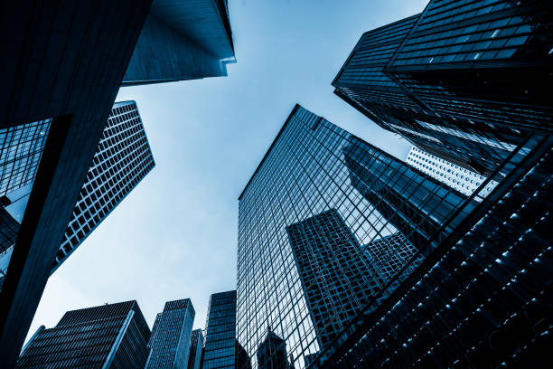 istock Modern skyscrapers shot, Hong Kong 1195536839
