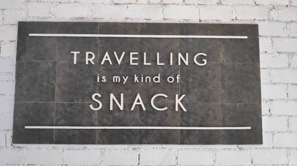 istock The words `Traveling is My Snack` 1195539372