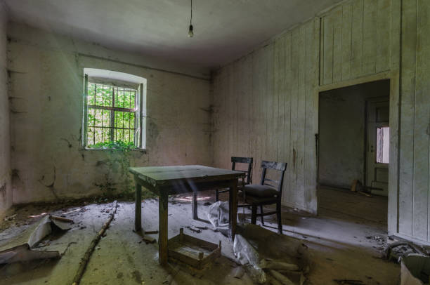 istock room with table and armchair 1195540698