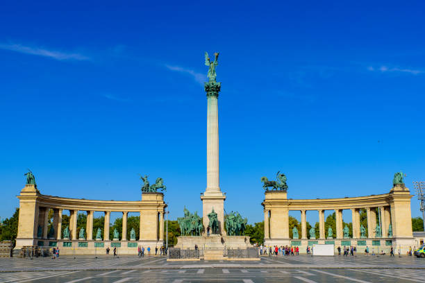 istock Heroes' Square at City Park, Budapest, Hungary 1195541294